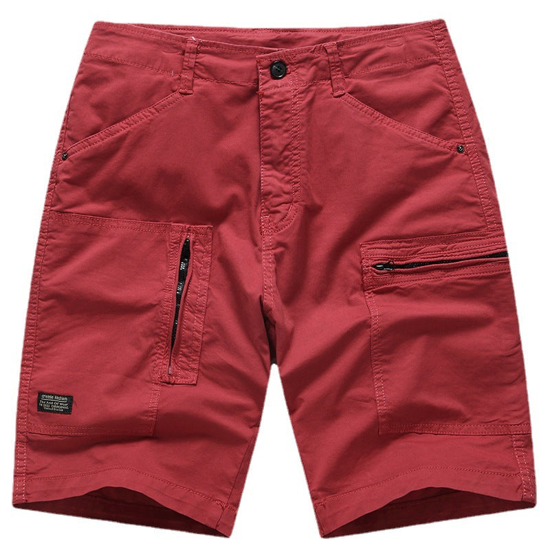 Casual Loose Straight Cargo Shorts Men