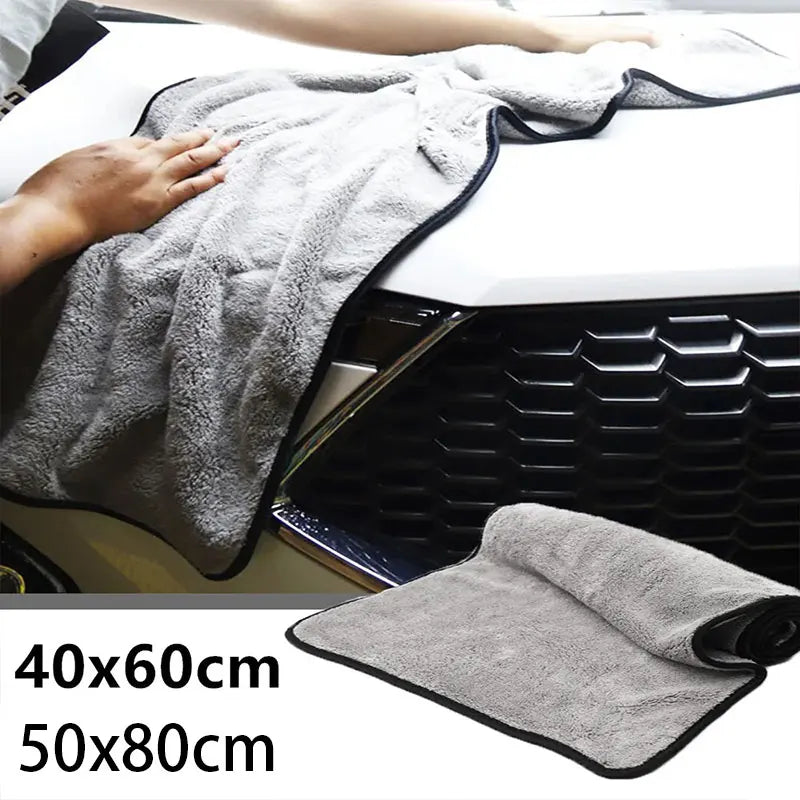 1PCS Car Wash Drying Towel UltraFine Fiber Towel High Water Absorption and Quick Drying Cloth Car Care Towel Does Not Shed Hair