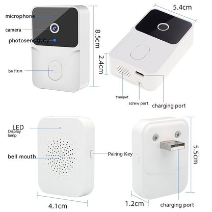 Video Doorbell Wireless Remote Home Monitoring Video - DOGNORGAL