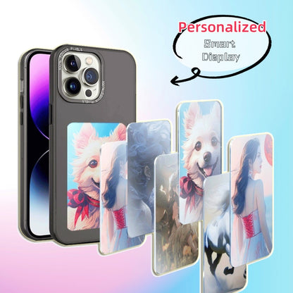 E-ink Screen Phone Case Unlimited Screen Projection Personalized Phone Cover Battery Free New Designer Luxury Phone Case - DOGNORGAL