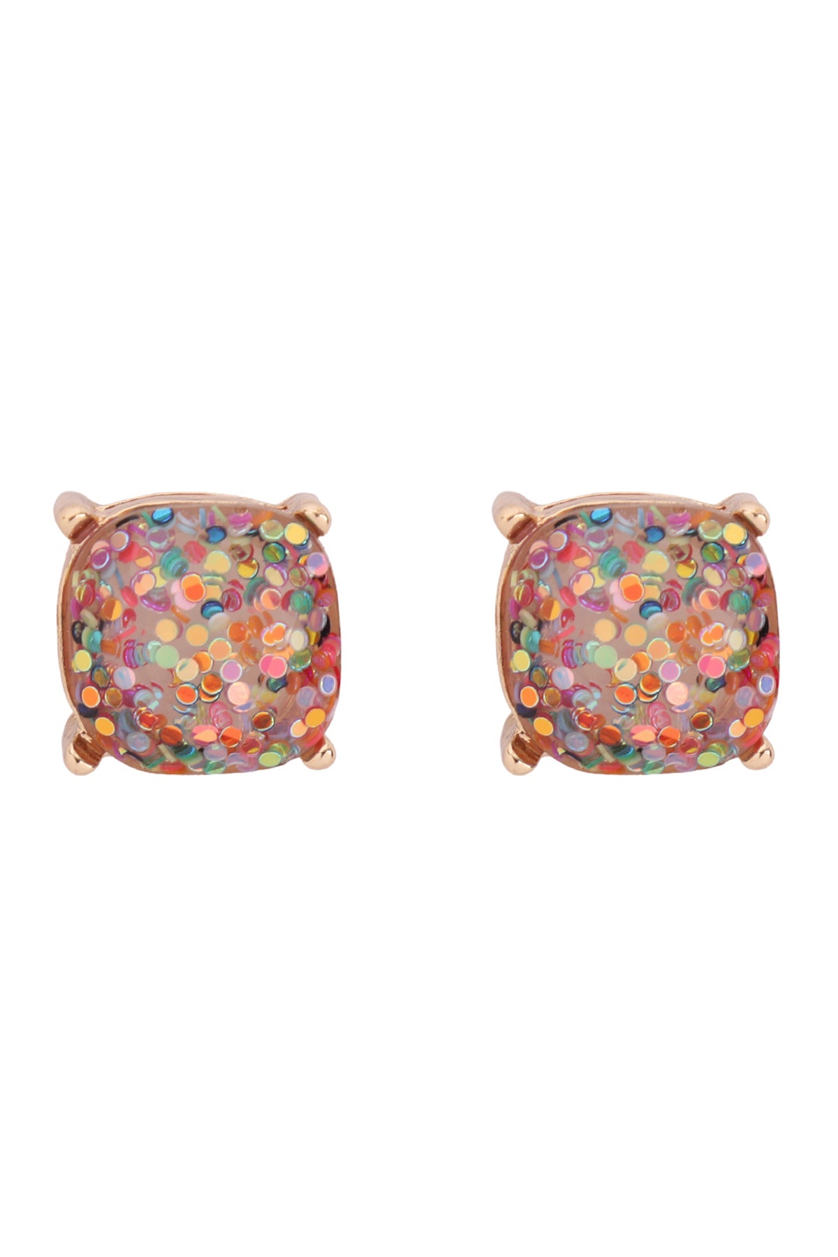 Ae0333-Glitter Epoxy Stud Earrings - DOGNORGAL