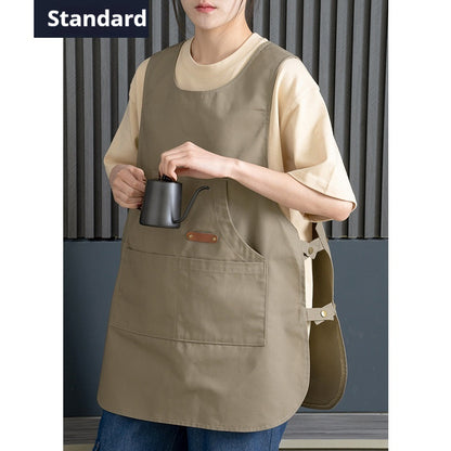 Coffee Shop Milk Tea Shop Hair Overclothes Vest - DOGNORGAL