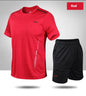 Sports Suit Loose Fitness Short Sleeve Men