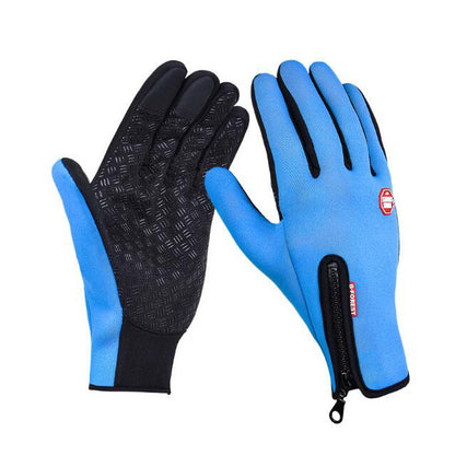 Winter Gloves Touch Screen Riding Motorcycle Sliding Waterproof Sports Gloves With Fleece - DOGNORGAL