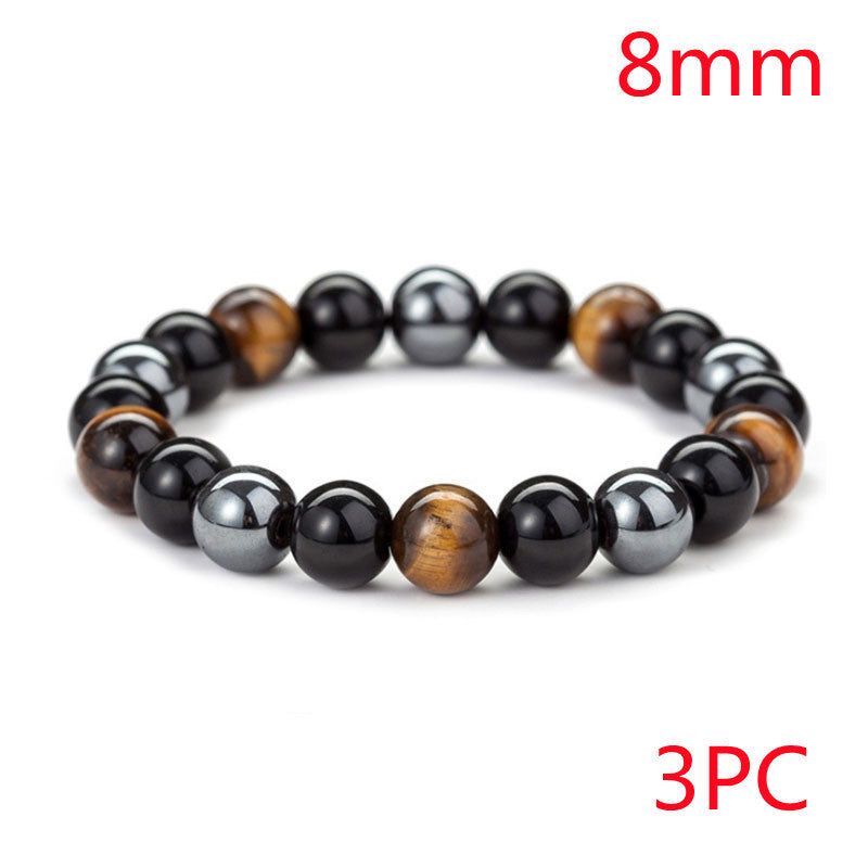 Tiger Eye Stone Bracelet Natural Stone Bracelet - DOGNORGAL