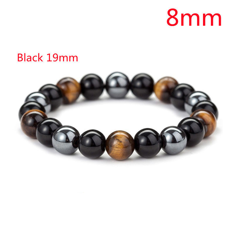 Tiger Eye Stone Bracelet Natural Stone Bracelet - DOGNORGAL