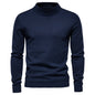 Mid-collar Slim Fit Men's Sweater Men's Multi-color