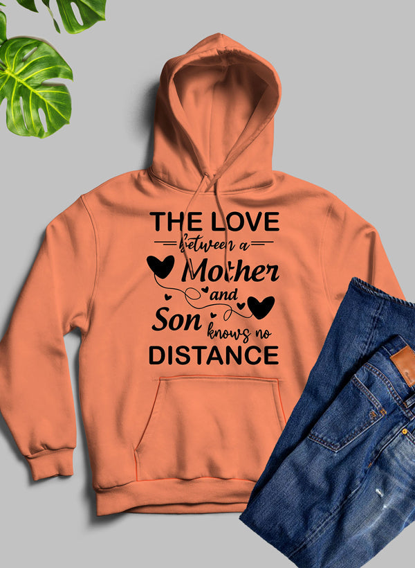 The Love Between a Mother and Son Knows No Distance Hoodie - DOGNORGAL