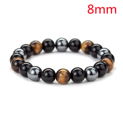 Tiger Eye Stone Bracelet Natural Stone Bracelet - DOGNORGAL