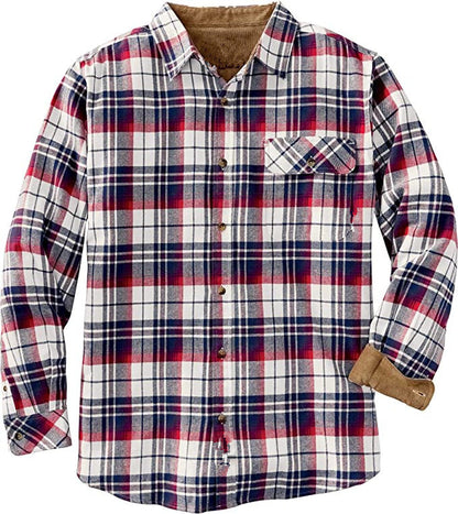 European And American Spring And Autumn Single-breasted Plaid Shirt Long Sleeve Loose